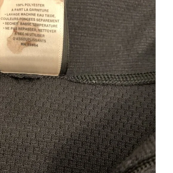 Vintage Y2K Patagonia Capilene Black Quarter Zip Pullover Longsleeve Shirt - L - Picture 6 of 7